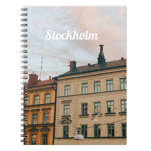 Carnet Paysage urbain de Södermalm à Stockholm (Devant)