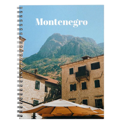 Carnet Paysage urbain du Monténégro (Devant)