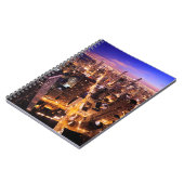Carnet Paysage urbain la nuit de Chicago (Côté gauche)
