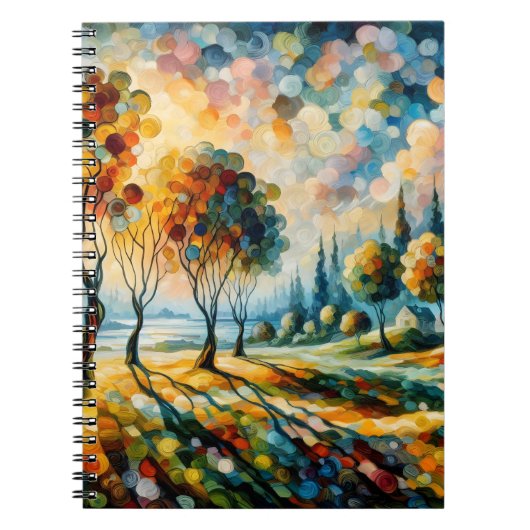 Carnet Paysage vibrant (Devant)