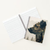 Carnet paysager de la forêt de chiens rustiques (Intérieur)