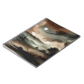Carnet paysager Moody Watercolor Forest (Côté gauche)