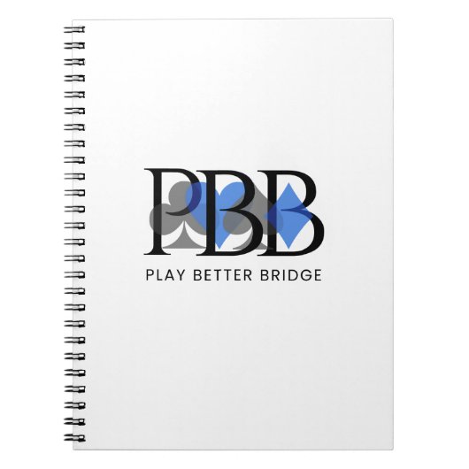 Carnet PBB Notebook - Blue (Devant)