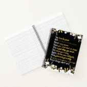 Carnet PC portable d'affirmation positive (Intérieur)