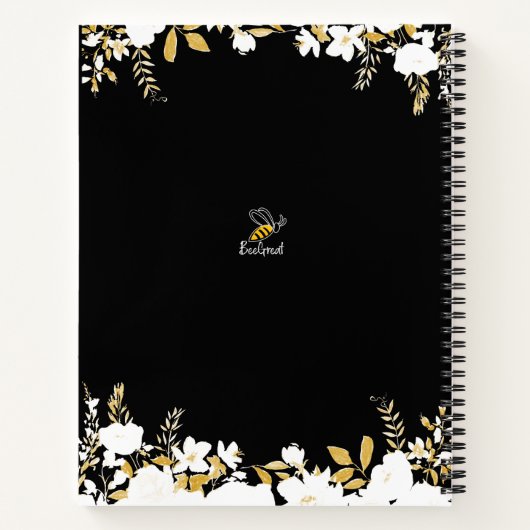 Carnet PC portable d'affirmation positive (Dos)