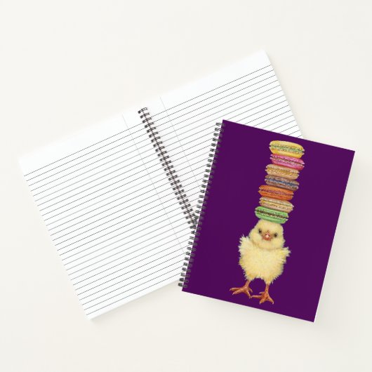 Carnet PC portable My Macarons Peep (Intérieur)