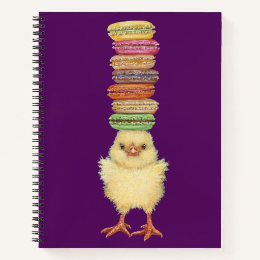 Carnet PC portable My Macarons Peep (Devant)