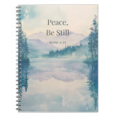Carnet Peace Be Still Christian Scripture – Mark 4:39 (Devant)
