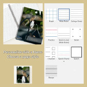 Carnet Peace Dove diffuse des ailes photographiques