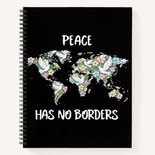 Carnet Peace Has No Borders (Devant)