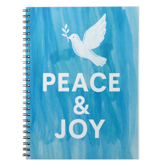 Carnet Peace & Joy Holiday (Devant)