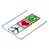 Carnet Peace Love (Côté gauche)