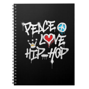 Carnet Peace Love Hip hop Dancing