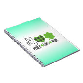 Carnet Peace Love Irish-60682 (Côté Droit)