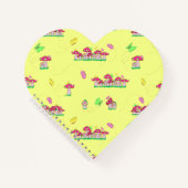 Carnet Peace Love Mushrooms (Devant)