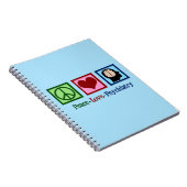 Carnet Peace Love Psychiatry (Côté Droit)