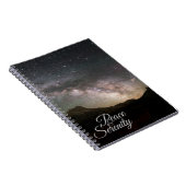 Carnet Peace & Serenity Mountain Night Sky (Côté Droit)