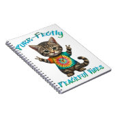 Carnet Peaceful Hippie Boho Kitten Vibes  (Côté Droit)