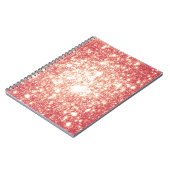 Carnet Peach Champagne Stars (Côté gauche)