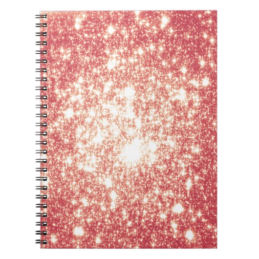 Carnet Peach Champagne Stars (Devant)