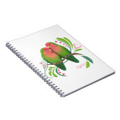Carnet Peach Faced Inséparables (Côté Droit)