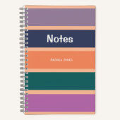 Carnet Peach Fuzz Monogrammed Full Name Notes (Recto)