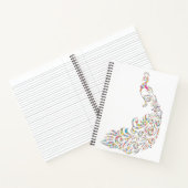 Carnet Peacock Abstrait Multicolor (Intérieur)