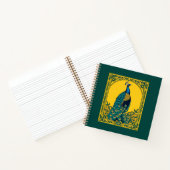 Carnet Peacock Art Nouveau (Intérieur)