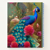 Carnet Peacock bleu dans Rose Garden Recette (Dos)