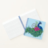 Carnet Peacock Blue Lotus Fleur Henné (Intérieur)