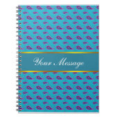 Carnet Peacock Blue Paisley (Devant)