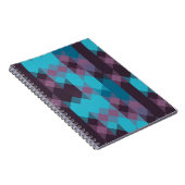 Carnet peacock blue, purple, topaz blue and thunder (Côté Droit)