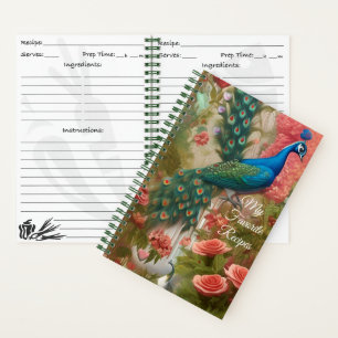 Carnet Peacock en Apricot Rose Garden Recette