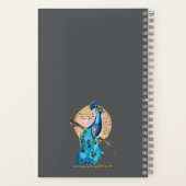 Carnet Peacock Shine IS60:1 border g-t Spiral Notebook (Verso)