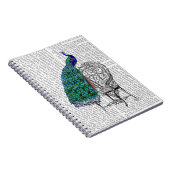 Carnet Peacock sur la chaise (Côté Droit)