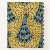 Carnet Peacocks Birds Rowan Trees Art Nouveau (Dos)