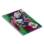Carnet Peacocks dans le jardin rose (Côté Droit)
