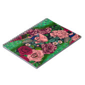 Carnet Peacocks dans le jardin rose 2 (Côté gauche)