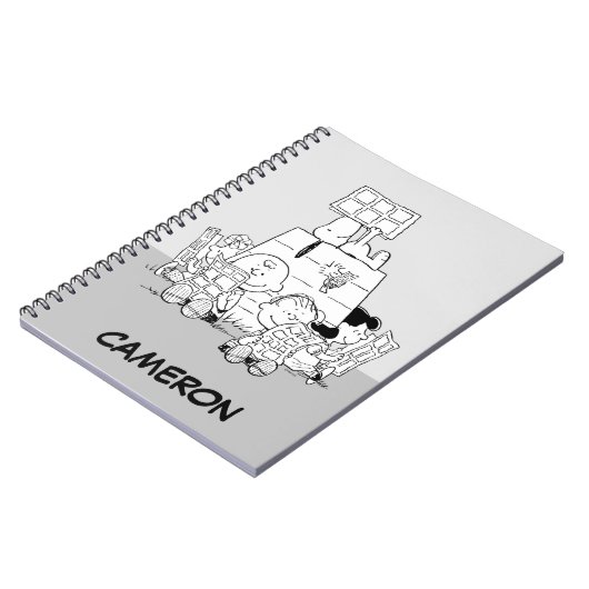 Carnet Peanuts Gang Lecture Comics (Côté gauche)