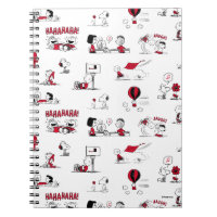 PEANUTS | Motif rouge et noir