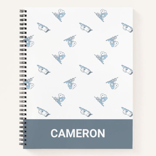 Carnet Peanuts | Motif Snoopy Heure de la Sieste (Devant)