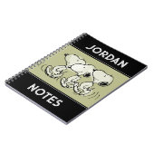 Carnet Peanuts | Snoopy à la démarche fière (Côté gauche)