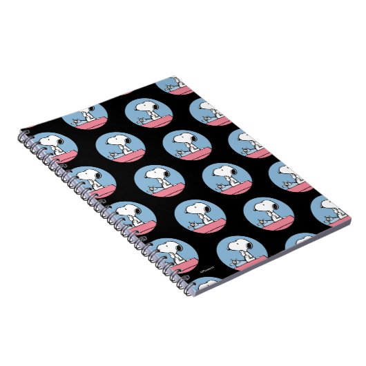 Carnet Peanuts | Snoopy à la machine à écrire (Côté Droit)