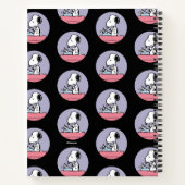 Carnet Peanuts | Snoopy à la machine à écrire (Dos)