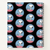 Carnet Peanuts | Snoopy à la machine à écrire (Dos)