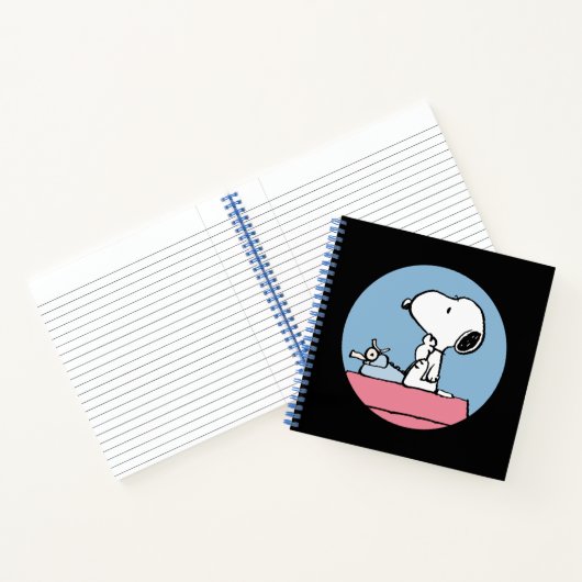 Carnet Peanuts | Snoopy à la machine à écrire (Intérieur)