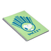 Carnet Peanuts | Snoopy Blue Deco Dreams (Côté Droit)