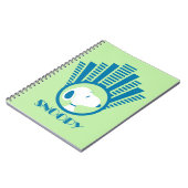 Carnet Peanuts | Snoopy Blue Deco Dreams (Côté gauche)