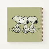 Carnet Peanuts | Snoopy Marche Fier (Dos)