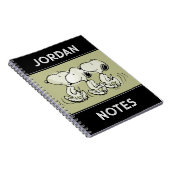 Carnet Peanuts | Snoopy marche tête haute (Côté Droit)